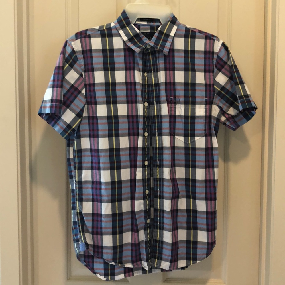 American Eagle Plaid Button Down